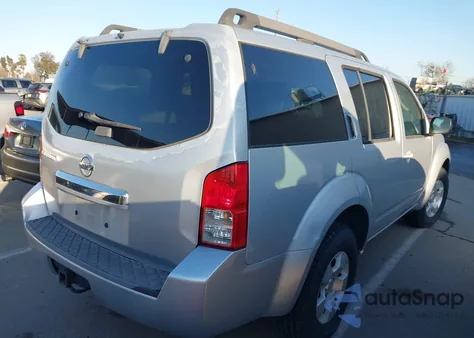 2008 Nissan Pathfinder S from USA, damaged, VIN 5N1AR18U78C667628